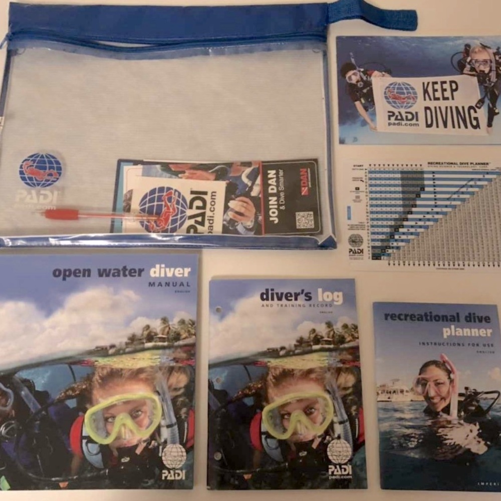 🤿 SCUBA - PADI DIVE COURSE KIT